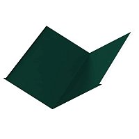 Планка ендовы нижняя 298х298 Norman 0,5 мм Ral 6005