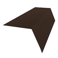 Планка карнизная широкая 100х85 Сатин 0,5 мм Ral 8017