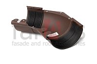 Угол желоба внутренний 135° 125/90 MATT Ral 8017