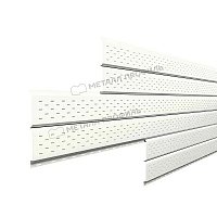 Софит Lбрус с перфорацией Purman 0,5 мм Ral 9010
