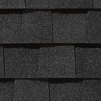 Гибкая черепица Landmark Moire Black