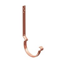 Крюк желоба удлиненный Медь 125/90