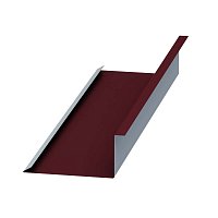 Планка примыкания нижняя Purman 0,5 мм Ral 3005