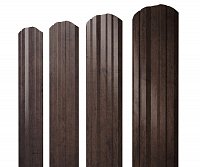 Штакетник Twin фигурный Print Double Elite 0,45 мм Antique Wood