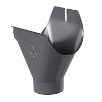 Воронка желоба 125/90 PU Ral 7024