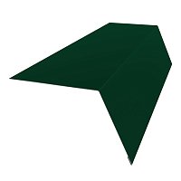 Планка карнизная широкая 100х85 Сатин 0,5 мм Ral 6005