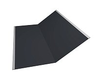 Ендова нижняя 300х300 ПурЛайт матовый 0,5мм Ral 7024