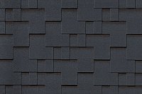 Гибкая черепица Премиум Модерн Бархатно-черный